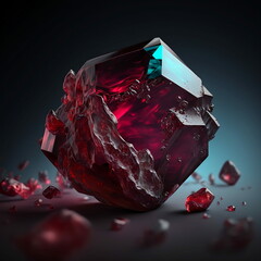 Ruby Crystal Red Jeweler Jewelry Stone