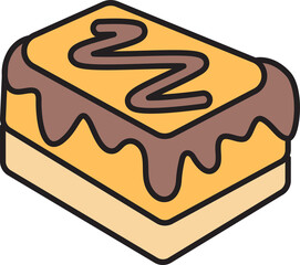 cake and dessert icon illustration