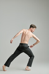 sportive healthy man