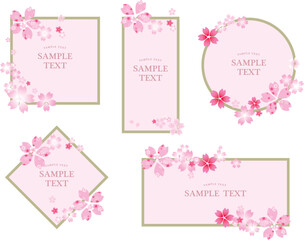 桜　春　花びら　背景
