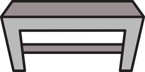 bench and chair icon