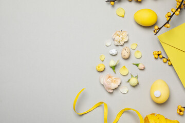 Concept of Easter, Easter holidays, space for text