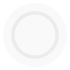 White dish plate isolated