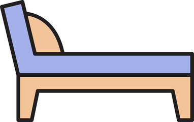 bed and mattress icon