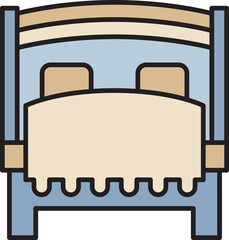 bed and mattress icon