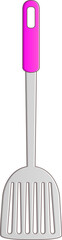 cute kitchenware utensil spatula