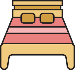 bed icon illustration