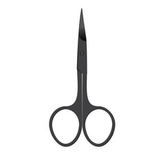 Manicure and pedicure scissors isolated on a white background