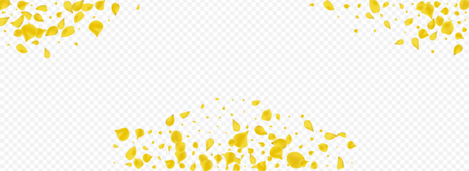 Gold Blossom Japanese Vector Panoramic