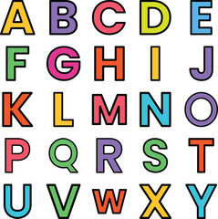Alphabet icons pack, Alphabet vector icons set, Alphabet icons set, numbers icons set, ABC icons set, Numeric number icons set, counting icons set, Alphabet and Numbers Fill color icons set