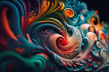 Fototapeta premium fractal burst background