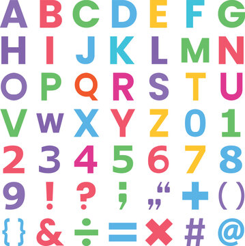 Alphabet icons pack, Alphabet vector icons set, Alphabet icons set, numbers icons set, ABC icons set, Numeric number icons set, counting icons set, Alphabet and Numbers flat icons set