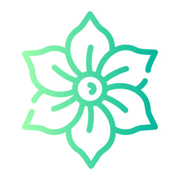 amaryllis gradient icon