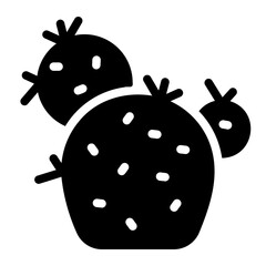 cactus glyph icon