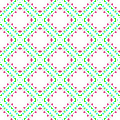 Vector geometric ornament in ethnic style. Seamless pattern with  abstract shapes, repeat tiles. Vintage retro texture.Repeating pattern for decor, fabric,textile and fabric.