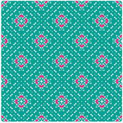 Vector geometric ornament in ethnic style. Seamless pattern with  abstract shapes, repeat tiles. Vintage retro texture.Repeating pattern for decor, fabric,textile and fabric.
