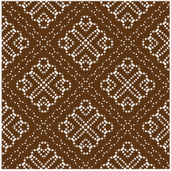 Vector geometric ornament in ethnic style. Seamless pattern with  abstract shapes, repeat tiles. Vintage retro texture.Repeating pattern for decor, fabric,textile and fabric.