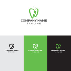 Nature Dental Logo Template