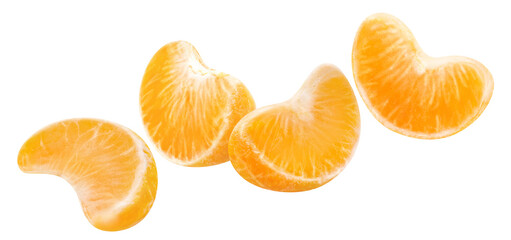 Flying tangerines cut out