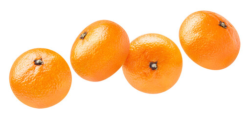 Flying tangerines cut out