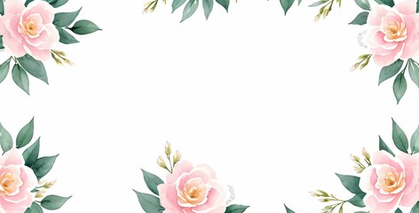 Vibrant Watercolor flowers, Bachelorette Party Invitation, Majestic Floral Background, fashionable postcard, elegant wallpaper, made with generative ai