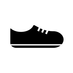 Shoe silhouette icon. Footwear. Shoes fashion. Vector.