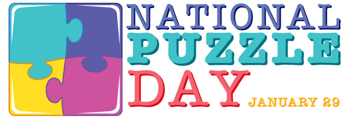 National Puzzle Day Banner
