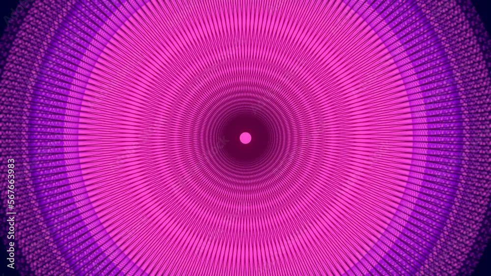 Poster Intricate seamless loop animation of an elegant wire structure. 3d rendering 4K