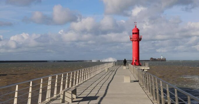 lighthouse of Boulogne sur mer, France, opal coast