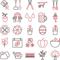 Winter icons pack, spring icons set, winter symbols, winter vector icons, new year icons set, Tree icons pack, festival icons set, event icons, winter line dual icons set