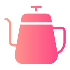 coffee pot gradient icon