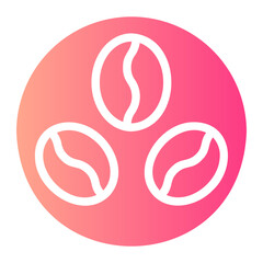 coffee gradient icon