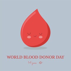 Illustration for the world blood donor day