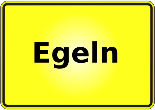 Ortseingangsschild Deutschland Stadt Egeln