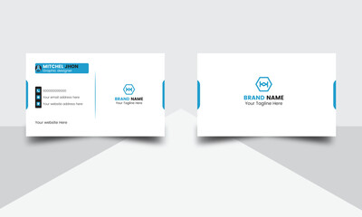 Clean advertising modern business card design. Unique professional business card template design.Minimal corporate design business card design.