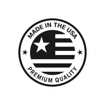 Made in the USA icon vector,Premium Quality by made in the usa emblem