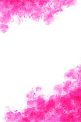 Abstract Purple Splash Watercolor Vintage Wedding Invitation Shape Texture