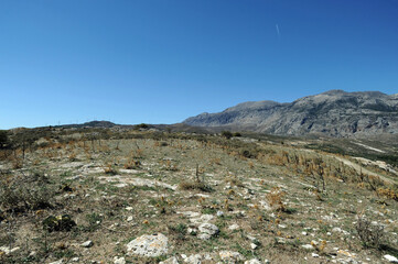 Le site archéologique de Rhizénia près d'Agia Varvara en Crète