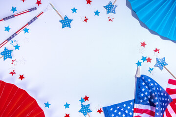 Obraz premium 4 july independence day background