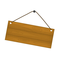 wooden sign board