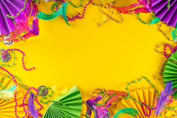 Mardi Gras colorful background