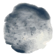 Watercolor Paint Stroke Background Blue Ultramarine Dark Blue Navy Color Illustration