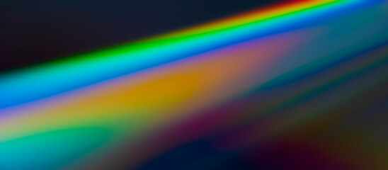 Rainbow colored bokeh abstract  background - Modern gradient design art picture