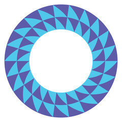 blue purple spin spiral illusion design pattern vector illustration