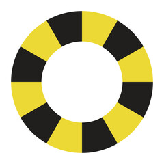 Obraz premium yellow black tube vector illustration 