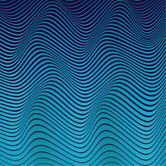 wave background illustration design vector