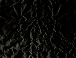 Black paper texture with glitters, corrugated background