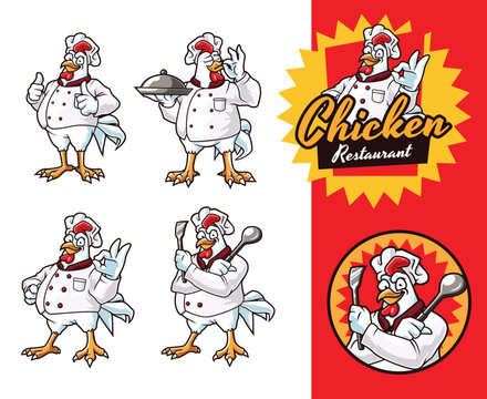 The Chef Chicken Mascot Collection. The Cookery Chicken Mascot, Bringing the Heat to the Kitchen