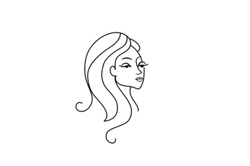 Free vector happy womens day line style card design 