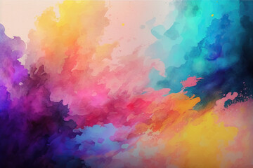 Abstract, colorful background, smoke, drops and 
waves. Color bomb.